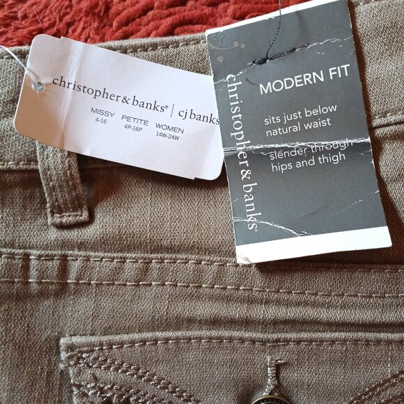 Christopher&Bank women's jeans size.4 petite - Picture 5 of 5
